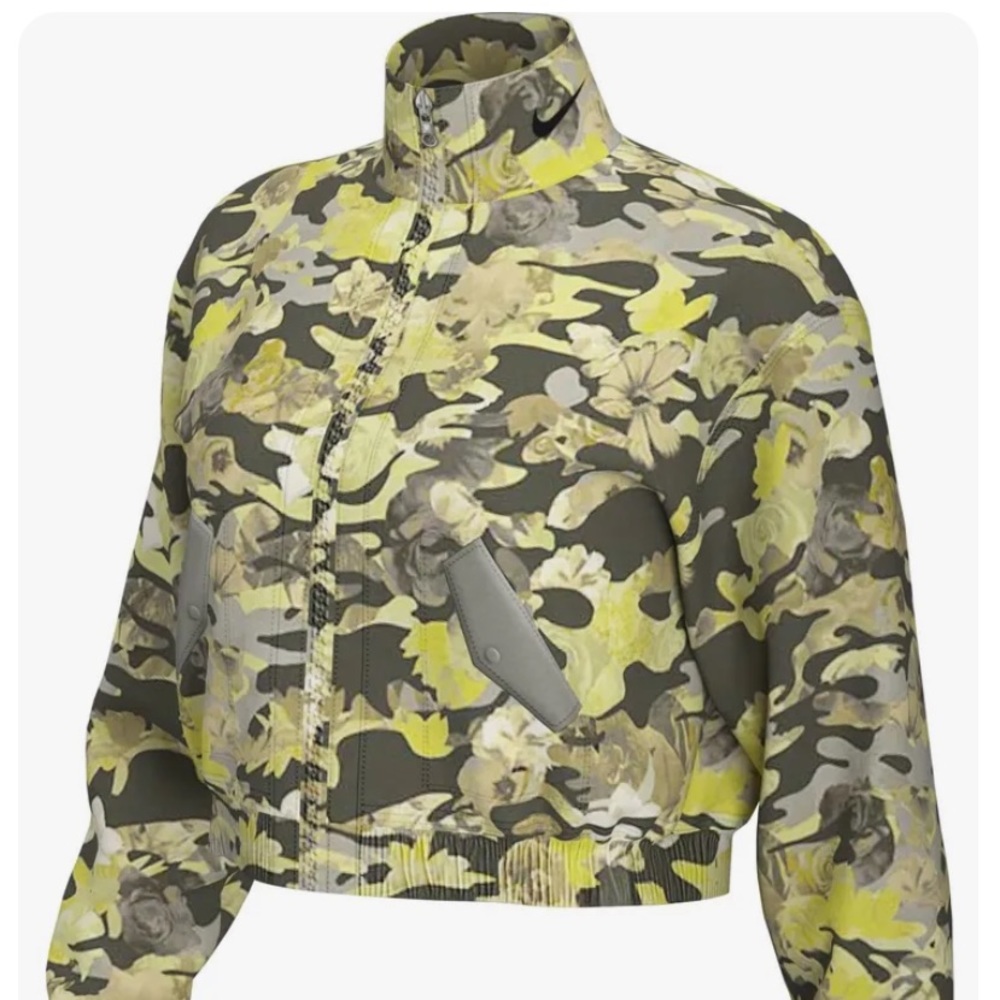 Nike ladies camo floral jacket size large